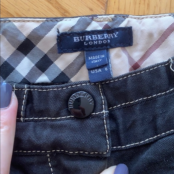 BURBERRY London PANTS Sz S/6 US-42EU Made in Italy - Picture 3 of 13